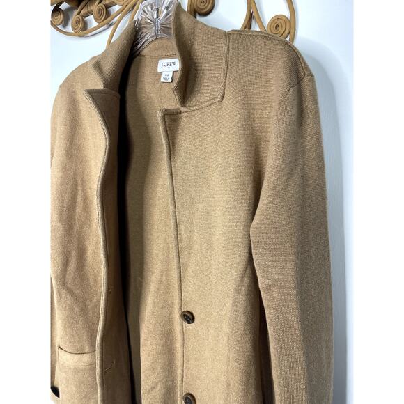J.Crew tan sweater blazer Xs - Picture 4 of 9